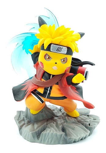 Figura Pika Naruto Rasengan Anime De Colección