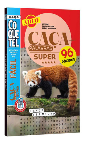 Livro Coquetel Caça Palavras Super nível fácil Ed 09, de Equipe Coquetel. Editora Coquetel - NF, capa mole em português