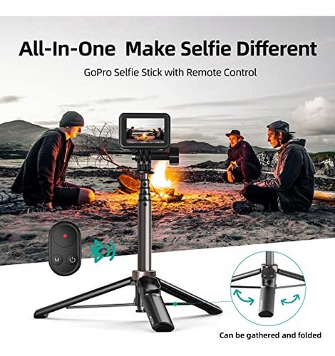 Selfie Stick Trípode Afaith Con Control Remoto Para Gopro Y