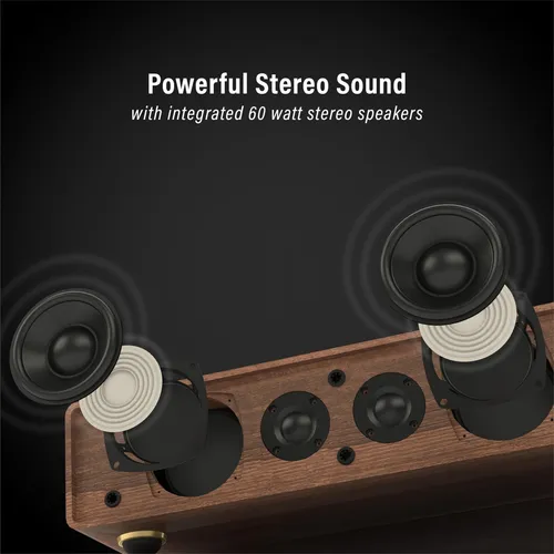Tocadiscos Crosley Cr6046a-wagl Stave Bluetooth Walnut
