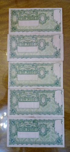 Billetes Argentinos 1 Peso Del Progreso Series Varias N783 (Usado)
