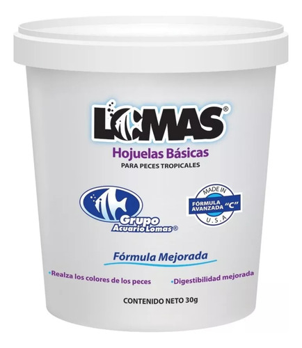 Lote 60 Hojuelas Básicas Lomas 30gr Alimento Para Peces