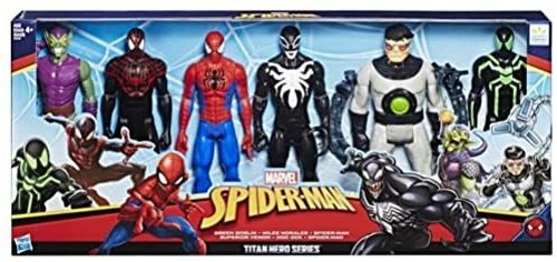 Spider-man Héroe Serie 6 Paquete De Figuras! Enormes M9vja