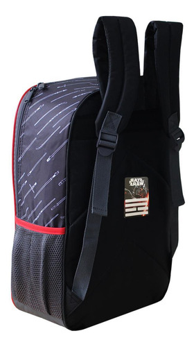 Mochila De Costas Escolar Star Wars Darth Vader Luxcel Cor Água