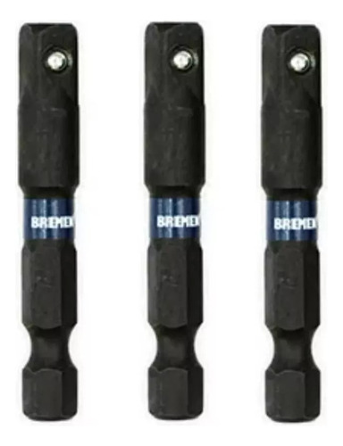 Set 3 Adaptadores Taladro Impacto Bremen 1/4 PuLG Macho 7872