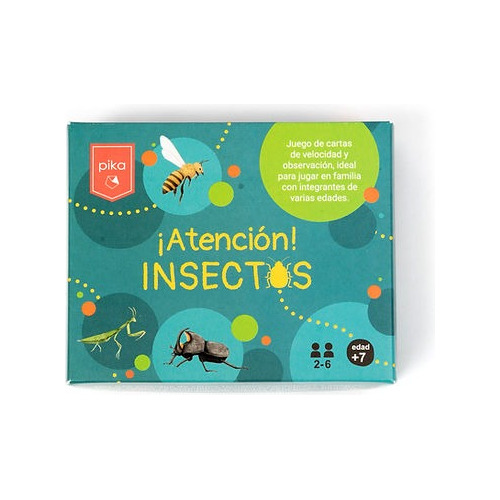 Cartas Didácticas Atención Insectos Pika Cadaques Kids