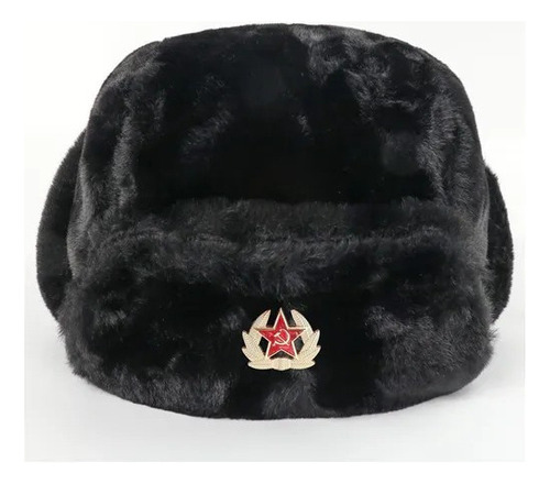 Gorra Rusa Shapka Ushanka (negra, Medic 60) A