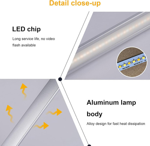 Lámpara Led De Escritorio Usb 3 Modos