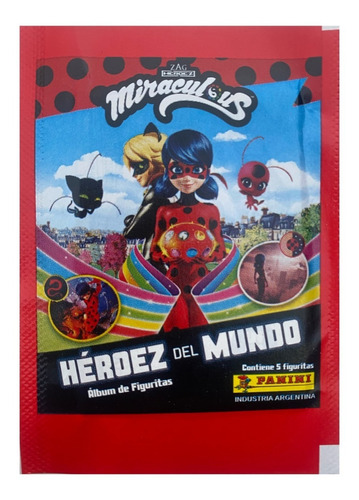 Figuritas Miraculous 2022 Panini Pack X20 Sobres Fs