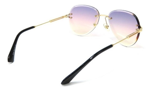 Óculos De Sol Feminino Presentegod Osf-21 Haste Roxo Desenho Roxoc5