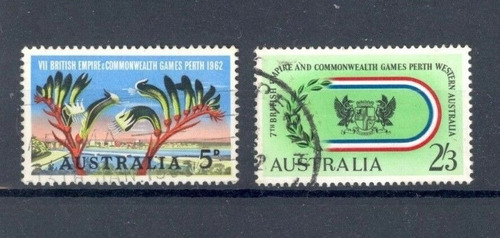 Imagen 1 de 1 de Estampillas Australia 1962 - Juegos Deportivos Commonwealth
