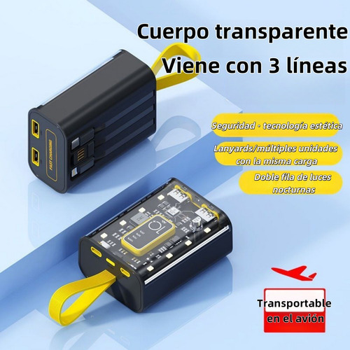 Mini Power Bank 10000mah Con Pantalla Digital Inteligente