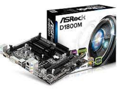 Tarjeta Madre Asrock D1800m Proc Intel Dual Core J1800