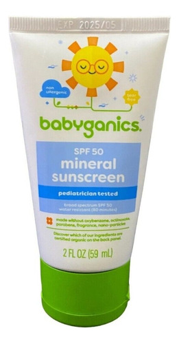 Babyganics Protector Solar De Niños Spf50 (59ml)