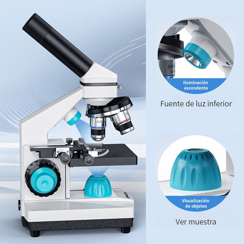 Microscopio 40x-2000x Profesional Para Laboratiorio