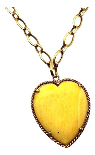 Cordão De Ouro 18k Pinjente De Coração(cod.188) (Usado)