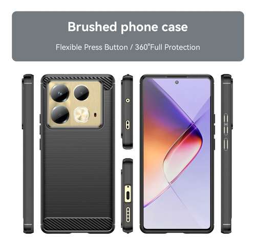 Para Funda Texture Tpu Para Infinix Note 40 Para Infinix