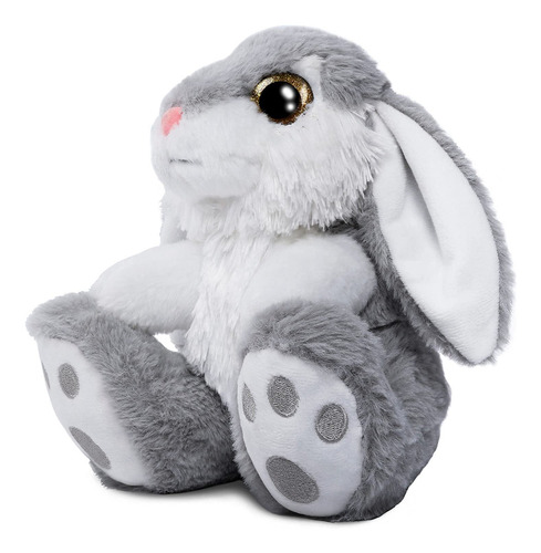 Nleio Peluche De Conejo De Peluche, Conejo De Peluche De 8.. Color Animales De Peluche De Conejo Gris De 8.5 Pulgadas