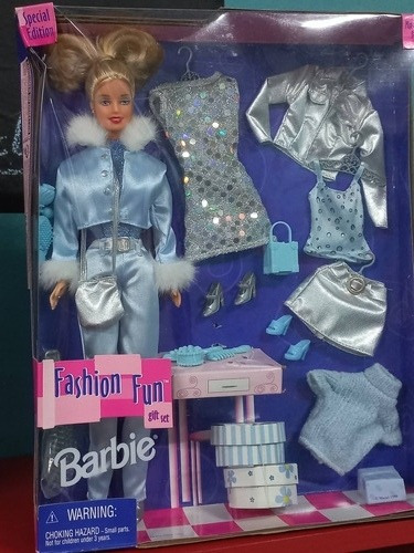  Barbie Fashion Fun Closet Roupas 1999 Sapatos Antiga 80 90