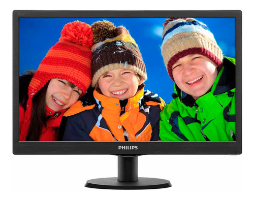 Monitor Philips V 193v5lhsb2 Lcd 18.5  Negro Hdmi Vga 60hz