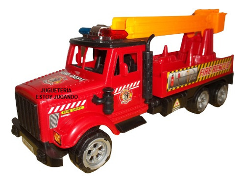 Camión Bombero A Fricción Grande 30 Cm Oferta