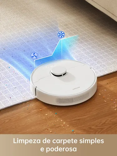 Dreame D10 Plus Gen 2 Robô Aspirador E Mopa Com Base 127v Branco