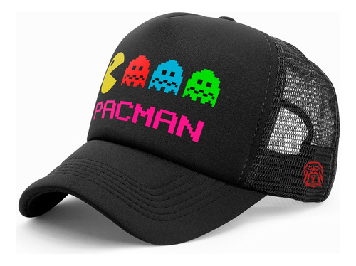 Gorra Trucker  Personalizada Motivo Retro Pacman 003