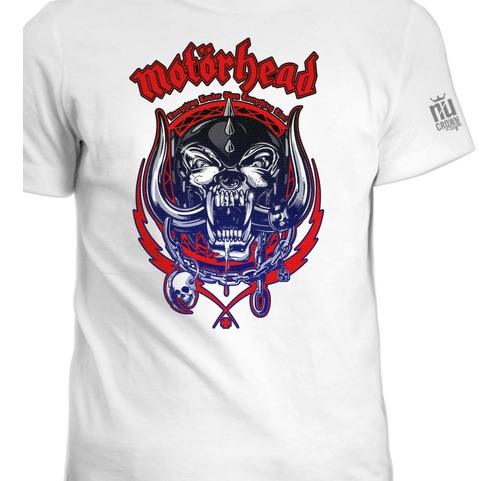 Camisetas Motörhead Logo Hard Rock Heavy Metal Ink