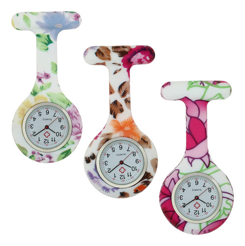 Reloj Medico Medico De Bolsillo Portatil De Silicona Broche 