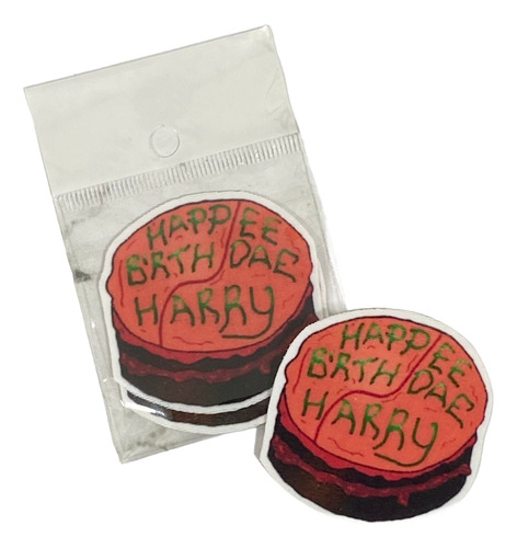 Parches Estampados Termoadhesivos Torta Hb De Harry Potter
