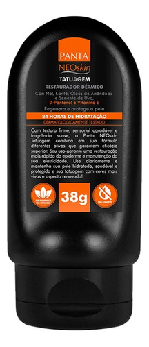 Panta Neoskin Black Hidratante E Restaurador P/ Tattoo 38g