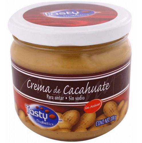 Tasty Diabetics · Crema De Cacahuate Sin Azúcar