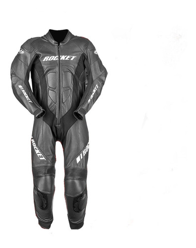 Traje De Piel Para Moto Joe Rocket Speedmaster 1 Negro 1pza