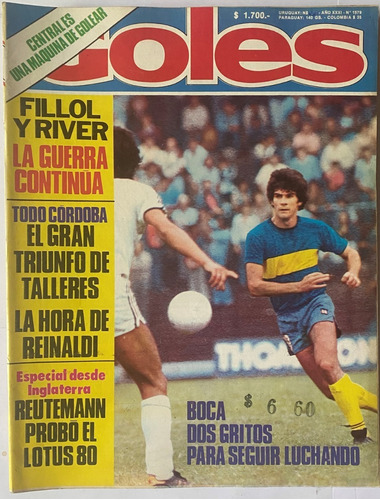 Goles 1579 Revista Fútbol Y Deportes Argentina 1979 Ez4