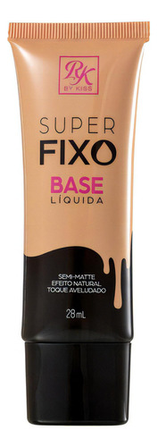 Base de maquiagem RK by Kiss Super Fixo Base liquida tom nude