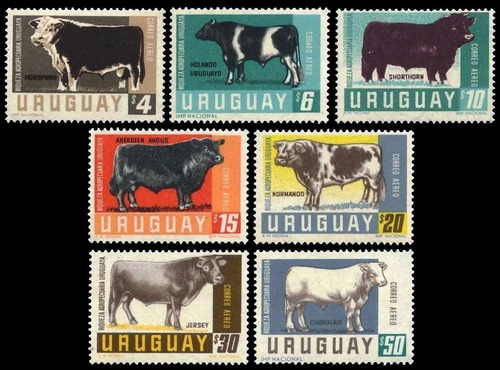 Fauna - Ganadería - Uruguay - Serie Mint