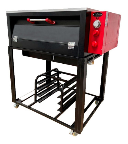 Horno P/ Pizza 2 Charolas S/cristal ¡ Gratinador Incluido