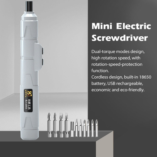 Xing Destornillador Eléctrico Recargable Usb Inalámbrico