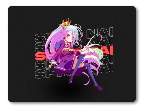 Mouse Pad 23x19 Cod.1411 Anime Shiro (no Game No Life)