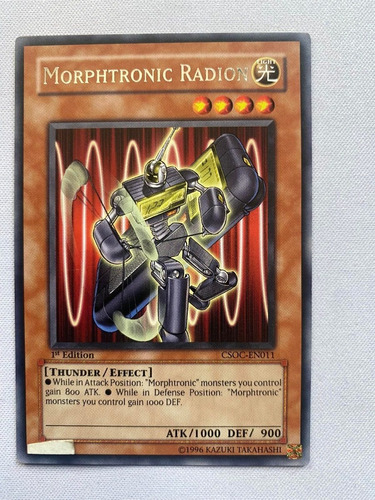 Morphtronic Radion Rara Yugioh
