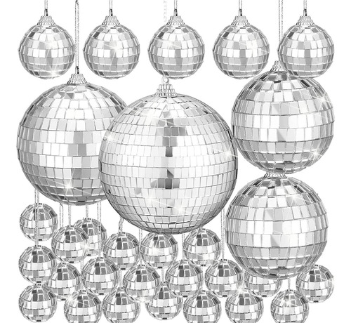 Juego Mini Bolas De Discoteca Decoración Adorno Disco Antro