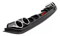 Comprar Spoiler Trasero Difusor Universal Auto Con Escapes Cromados