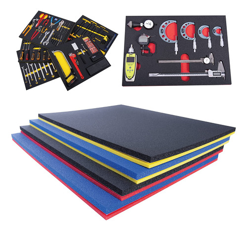5s Tool Box Shadow Foam Organizers ( 2 Color) Custom Si...