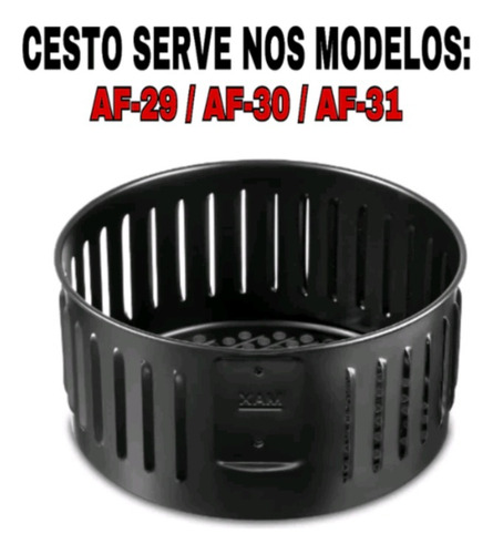 Cesta Antiaderente Cesto Airfryer Mondial Af-29 Af-30 Af-31