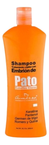 Shampoo Tratamiento Capilar Con Embrion De Pato Cabellos