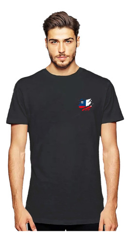 Polera Corazón Chileno Fiestas Patrias 18 Hombre Niño Chile