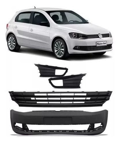 Paragolpe Vw Gol Trend Voyage 2013 2014 2015 2016 Para Faro