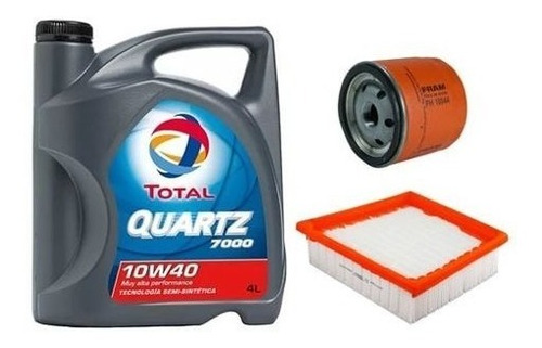 Kit Filtro Aceite Y Aire + Total 7000 Ford Fiesta Kinetic