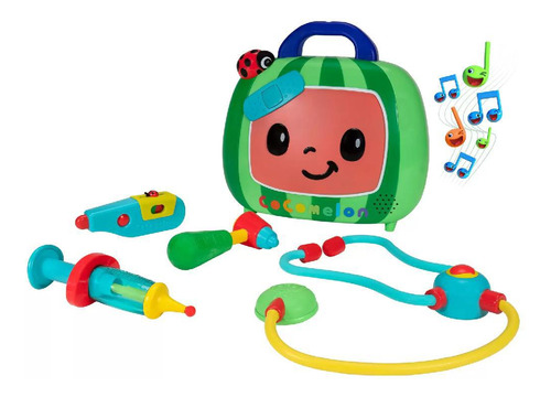 Brinquedo Kit Médico Musical Cocomelon Com Som Candide 3306