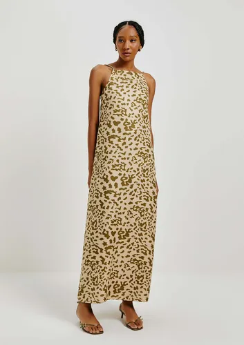 Vestido tecido fino deals estampado